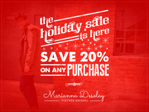 holiday sale sign