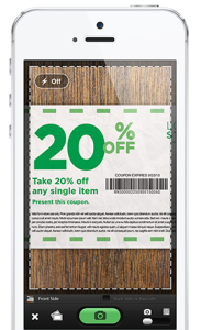 deliver coupons to shoppers