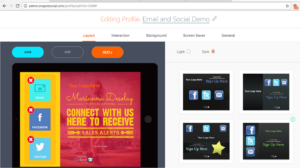 Web Admin Profile Editor