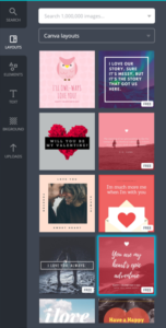 Use of Canva to create marketing campaigns