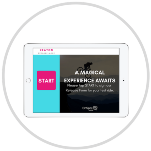 Digital waiver software via the OnSpot App