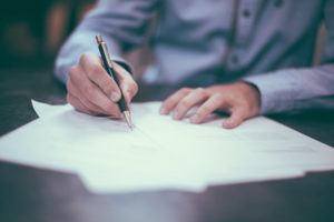 waiver liability being signed