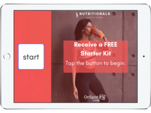 Lead generation app case study for Nutritionals Sports Drinks - OnSpot Social App