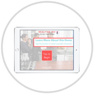 Realtor App used for open houses via the OnSpot Social App
