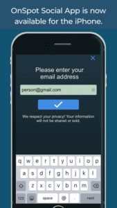 OnSpot Social iPhone App now available