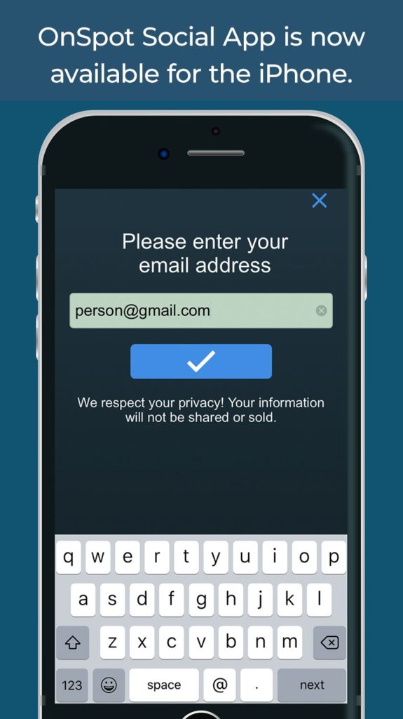 OnSpot Social iPhone Version