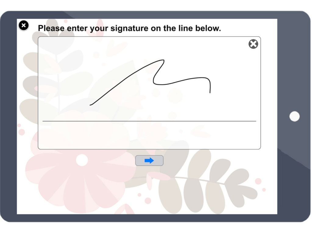 Waiver form mobile app 